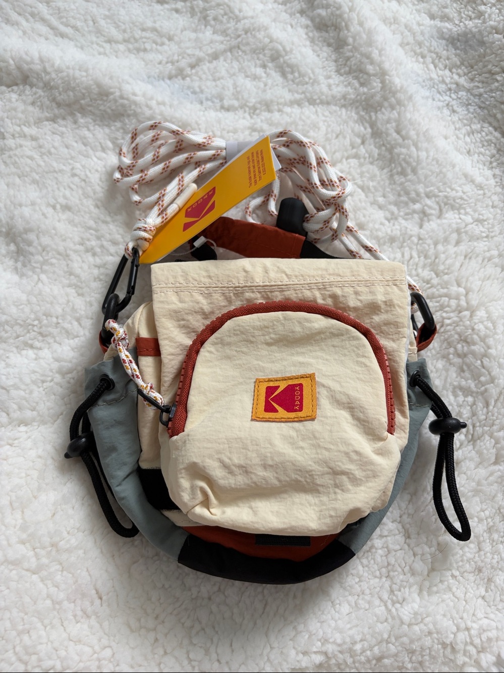 Kodak Ivory Crossbody Bag NWT Ivory